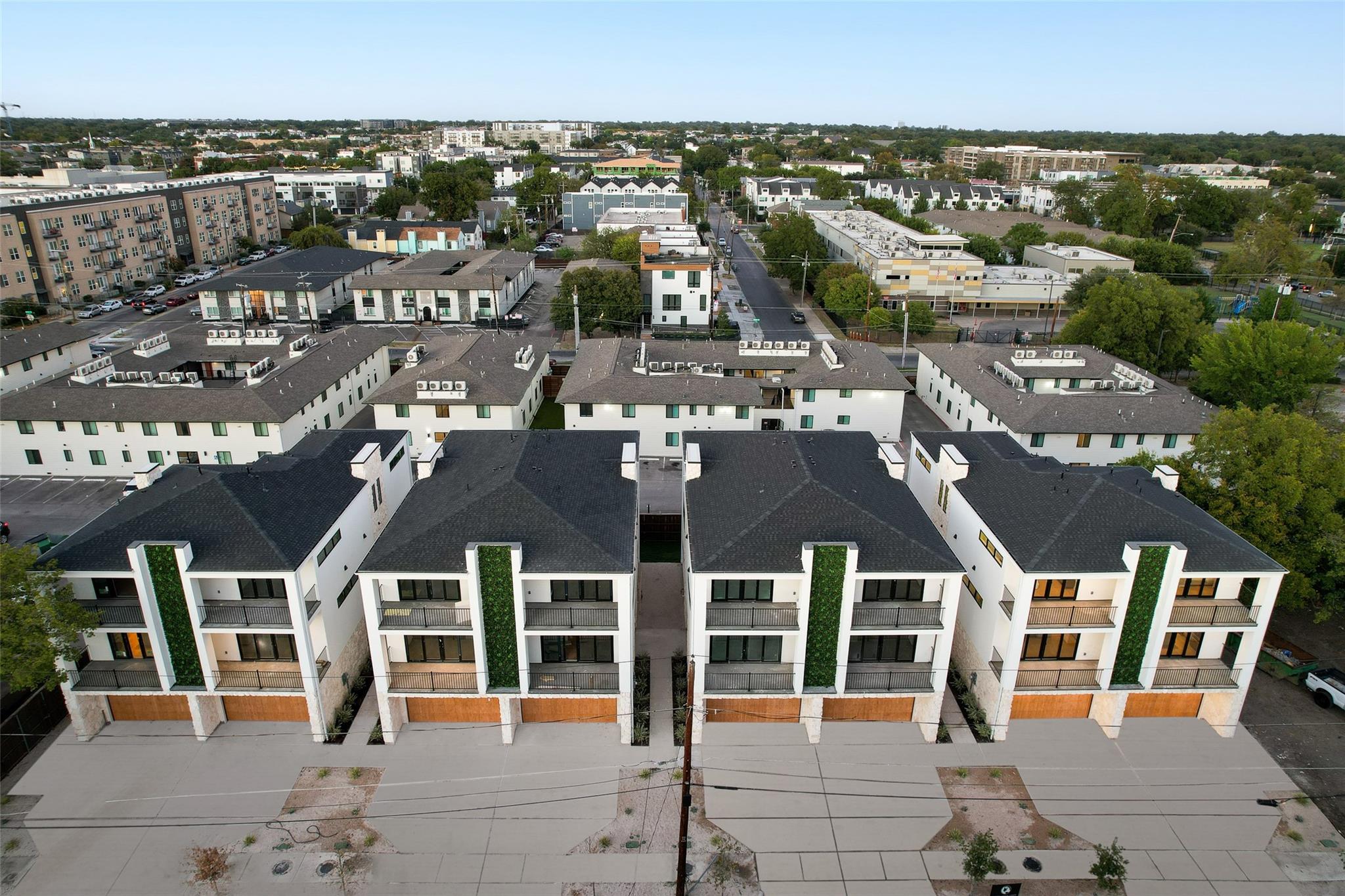 Aerial view of residential property